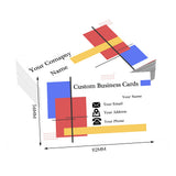 Custom Business Cards Personalized Business Card Double Side Customized Business Cards with Logo/Text, Business Card for Company, Business, Thanks