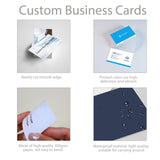 Custom Business Cards Personalized Business Card Double Side Customized Business Cards with Logo/Text, Business Card for Company, Business, Thanks