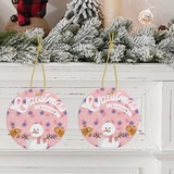 Christmas Tree Ceramic Hanging