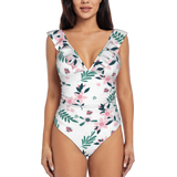 Women's Ruffle One Piece Swimsuit