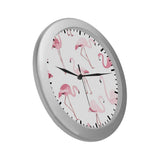 Silver Wall Clock