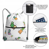 Drawstring Zipper Bag