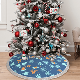 Thick Fringe Christmas Tree Skirt