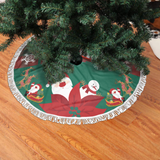 Fringe Christmas Tree Skirt