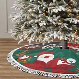 Fringe Christmas Tree Skirt